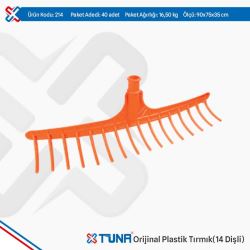 Orijinal Plastik Tırmık - 14 Dişli